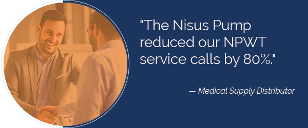 Testimonial: The nisus pump reduced our npwt service calls by 80%